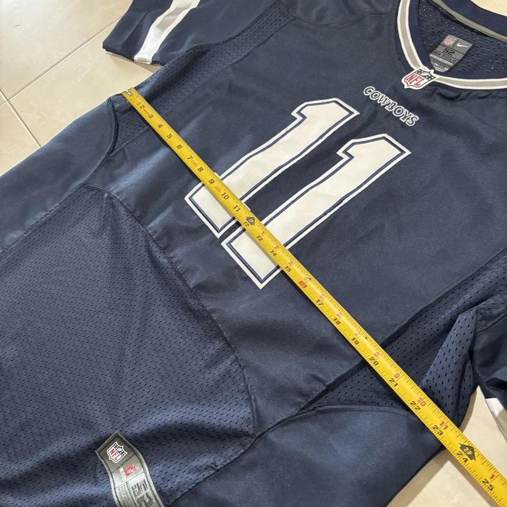 Cole Beasley Jersey Dallas Cowboys Stitched Mens 2XL 52 Blue Nike On Field Sewn